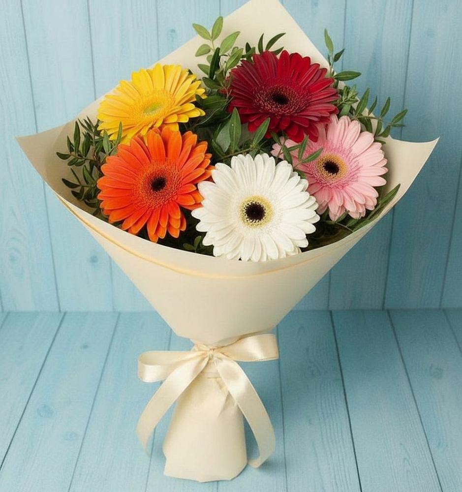 Букет цветов из: Герберы в Марфино Одинцовского района