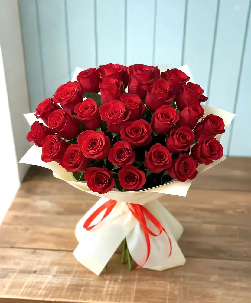 Букет 29 Красных роз в Марфино Одинцовского района