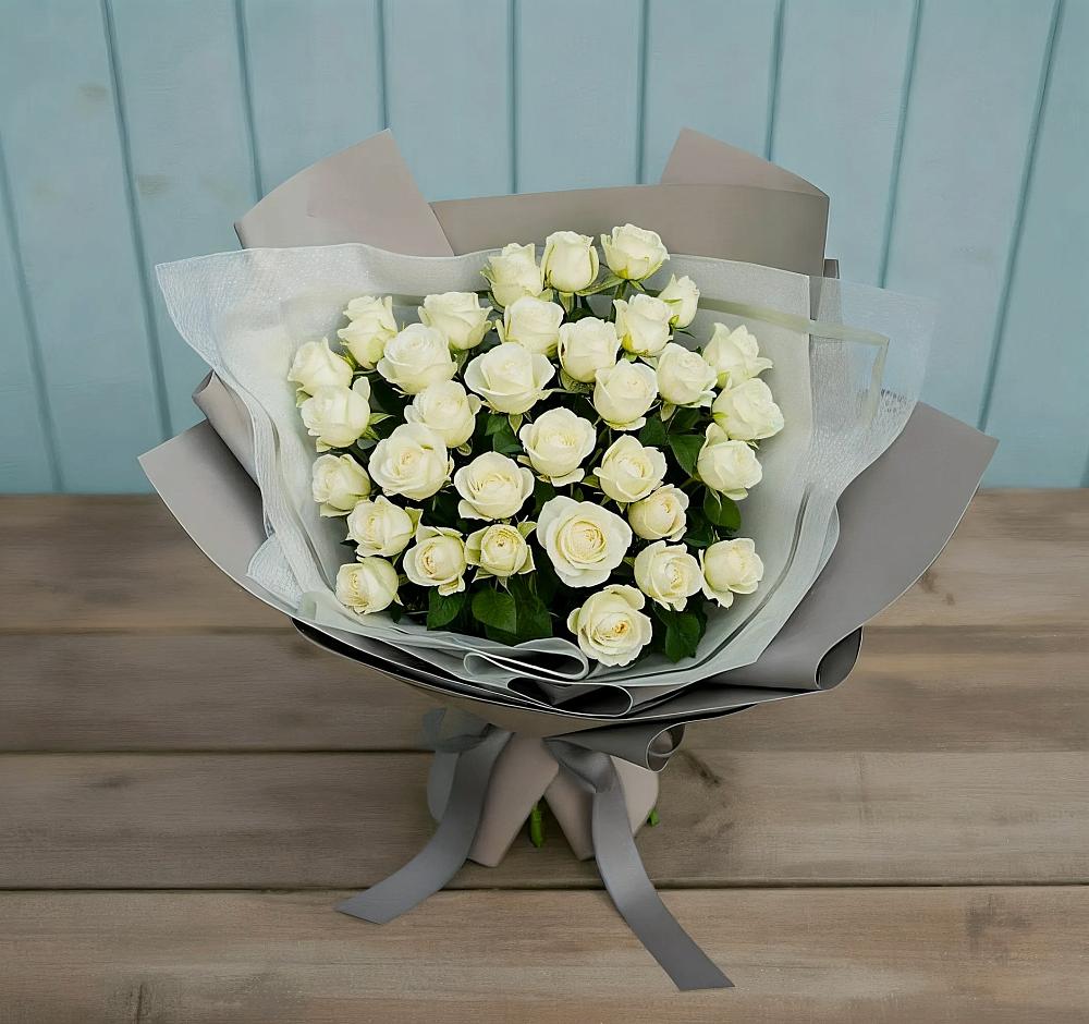 Букет Белоснежная нежность в Марфино Одинцовского района