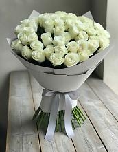 Букет 35 Белых роз в Марфино Одинцовского района