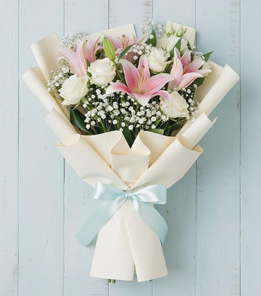 Букет цветов из: Лилии в Марфино Одинцовского района