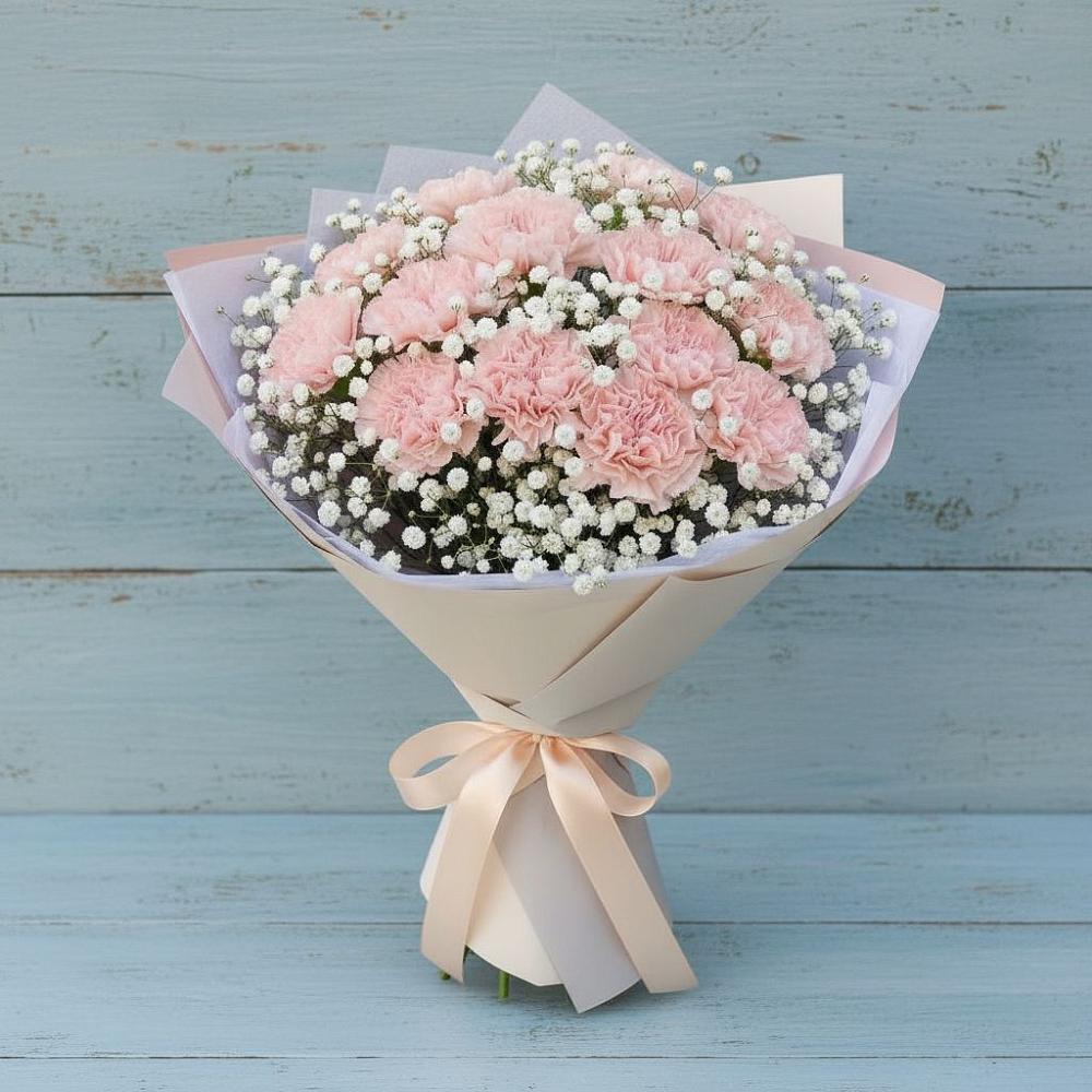 Букет цветов из: Гвоздики в Марфино Одинцовского района