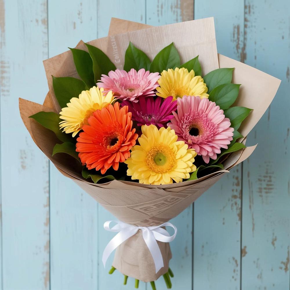 Букет цветов из: Герберы в Марфино Одинцовского района