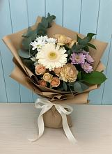 Букет цветов из:  Герберы и Хризантемы в Марфино Одинцовского района