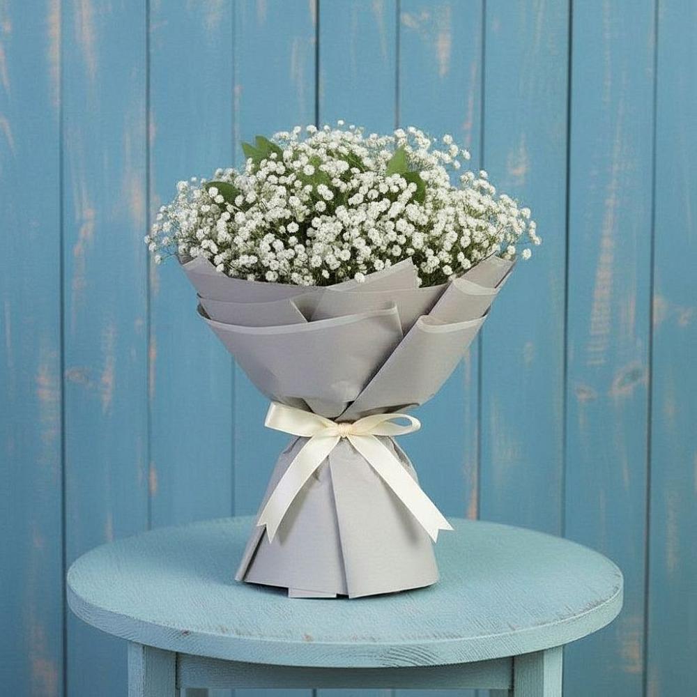 Букет цветов из: Гипсофила в Марфино Одинцовского района