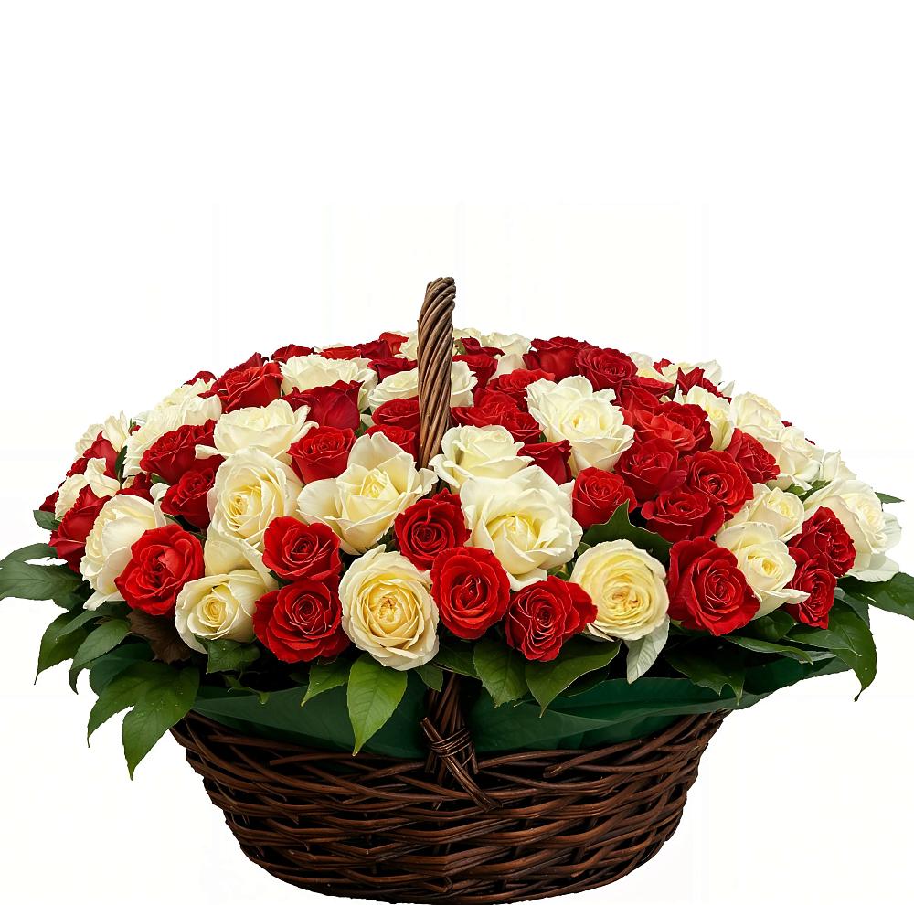 Премиум букет из: Розы в Марфино Одинцовского района