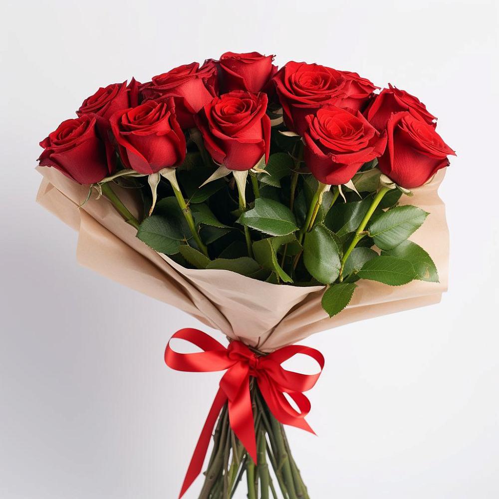 Букет 11 Красных роз Эдлесс Лав в Марфино Одинцовского района