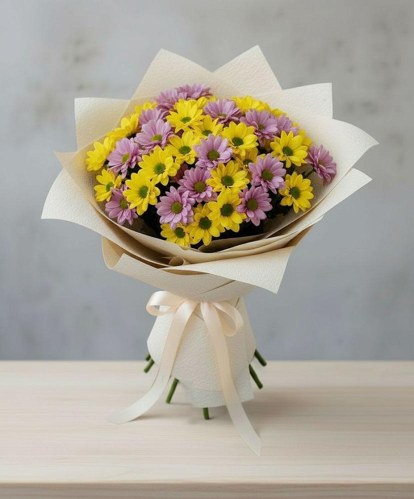 Букет цветов из: Хризантемы в Марфино Одинцовского района
